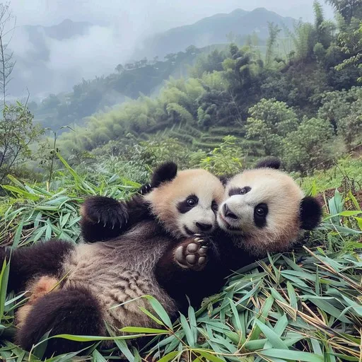 大熊猫的晚安